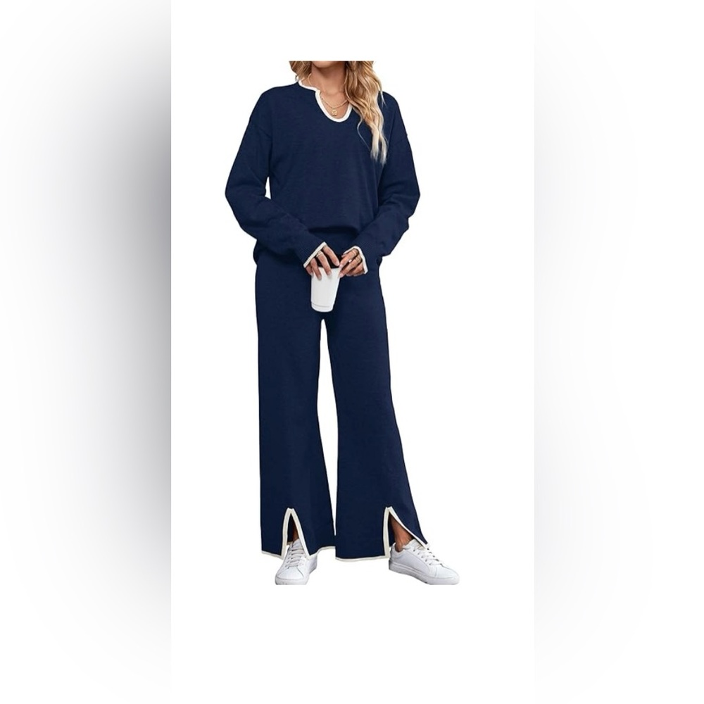 SuperPrity Women Sweater Sets 2 Piece  Lounge Set size M